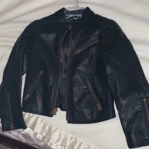 Kids leather jacket
